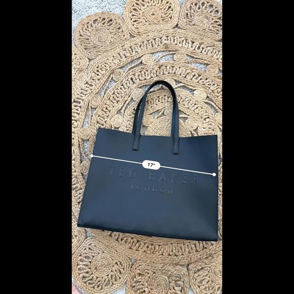 Ted Baker London Black Tote Bag - Large Stylish and Versatile - Picture 7 of 9